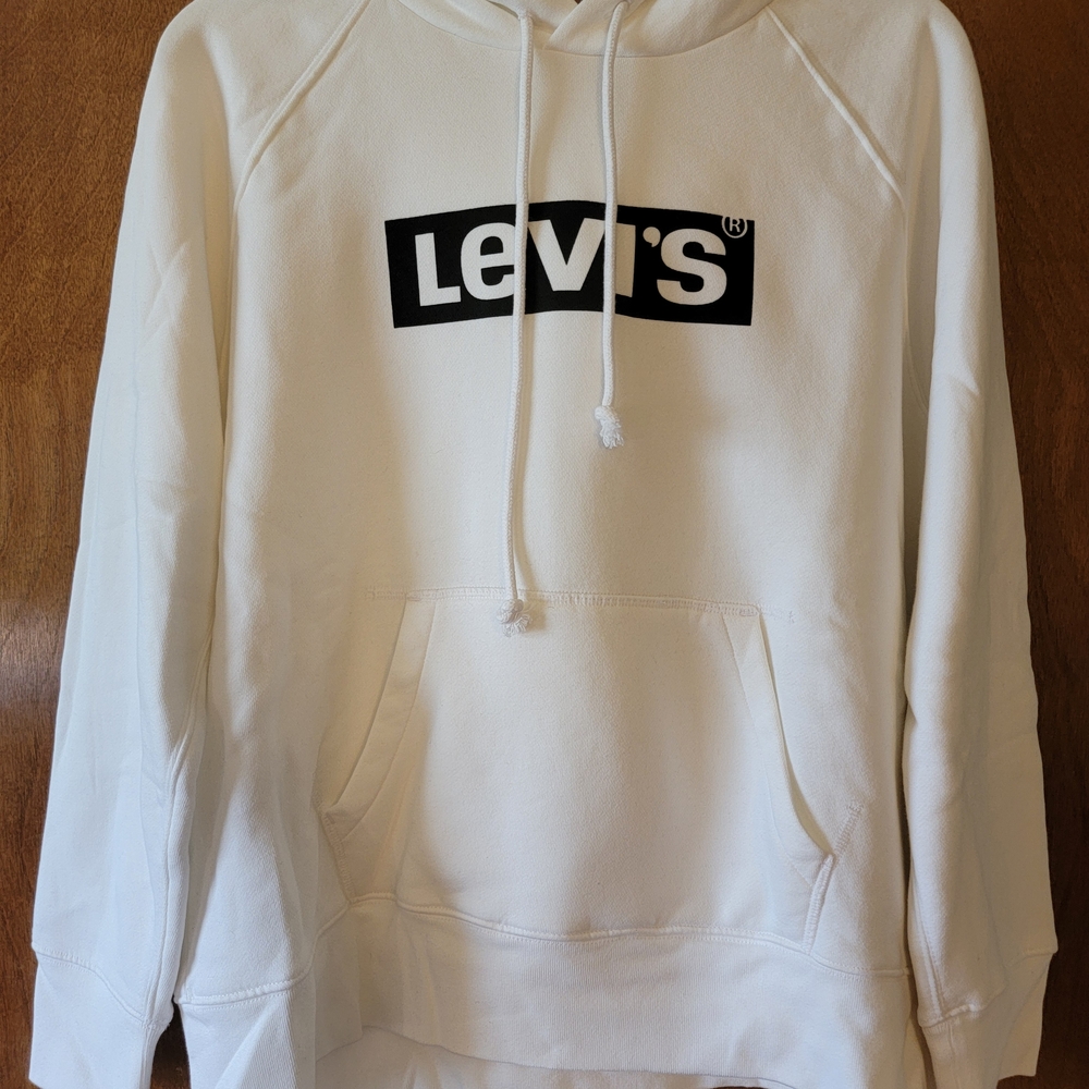 NWT Levi's White  Hoodie for Women